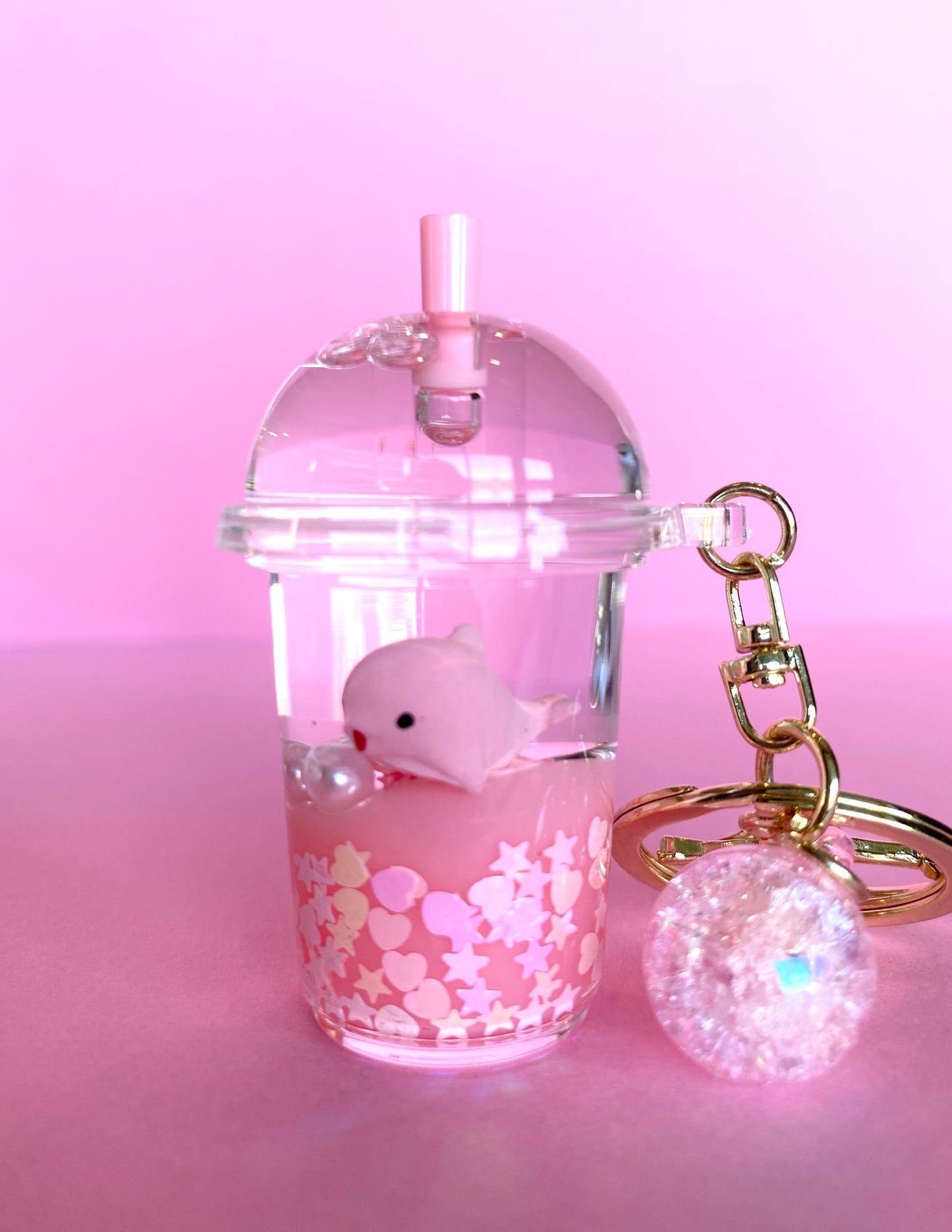 Narwhala The Pink Whale Boba Cutie